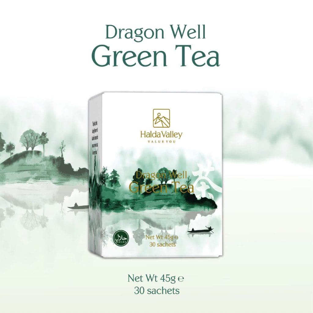 premium dragon well green tea
